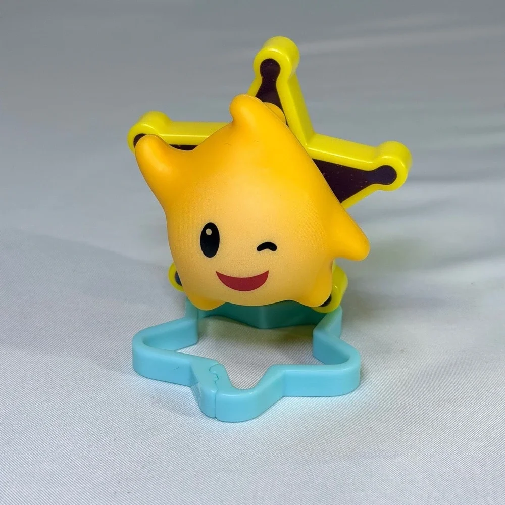 Super Mario Bros‎ Movie Luma Star Toy McDonald's 2023 Question Block Happy Meal